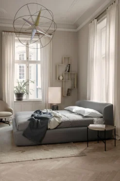 Gravity Golvlampa XL Hög | Grå Marmor, Canvas