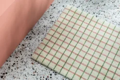 Grid Dörrmatta | Lime Candycane 85x115