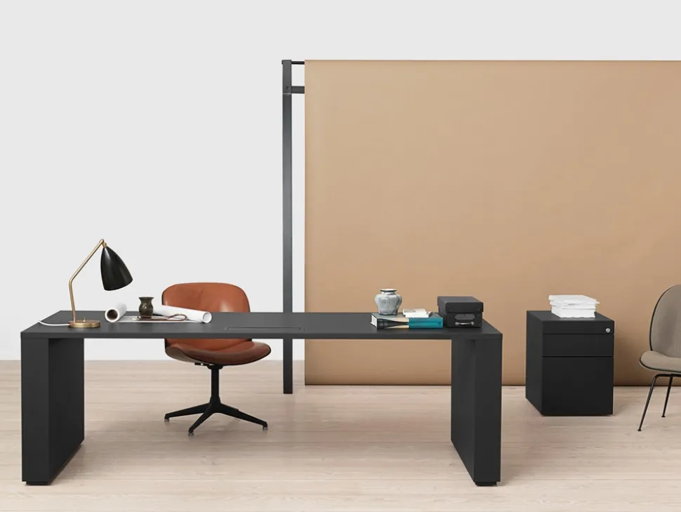 Gräshoppa Bordslampa Blågrå