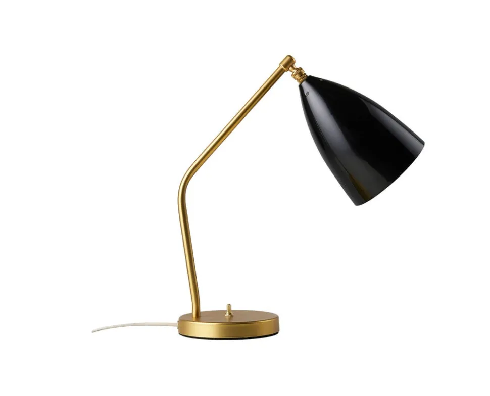 Gräshoppa Bordslampa Svart | Glansig