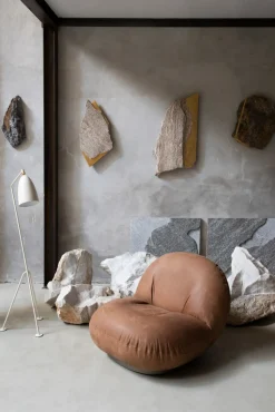 Gräshoppa Golvlampa Alabastervit