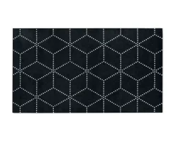 Hagl Dörrmatta | Black 85x150