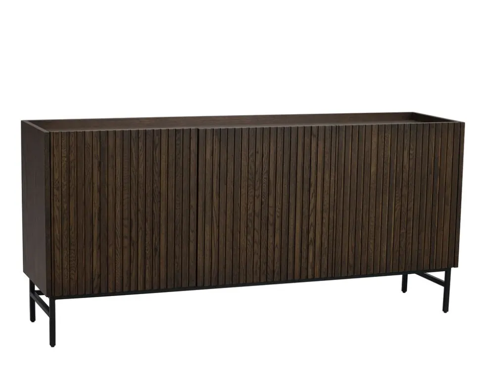 Halifax Sideboard | Brunlackad Ek