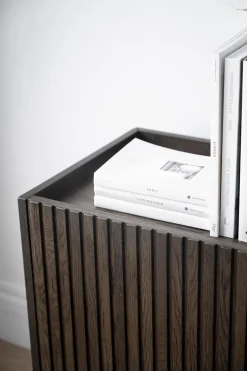 Halifax Sideboard | Brunlackad Ek