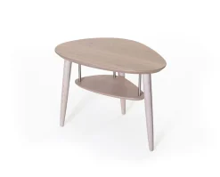 Harmoni Sidobord Hylla H45 | Vitpigmenterad Ek