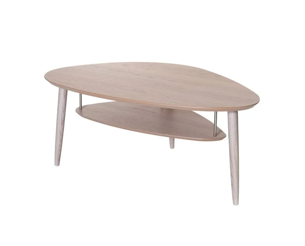 Harmoni Soffbord 120x80 | Vitpigmenterad Ek