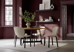 Heap Stol | Dark Olive Bouclé/Antique Pewter