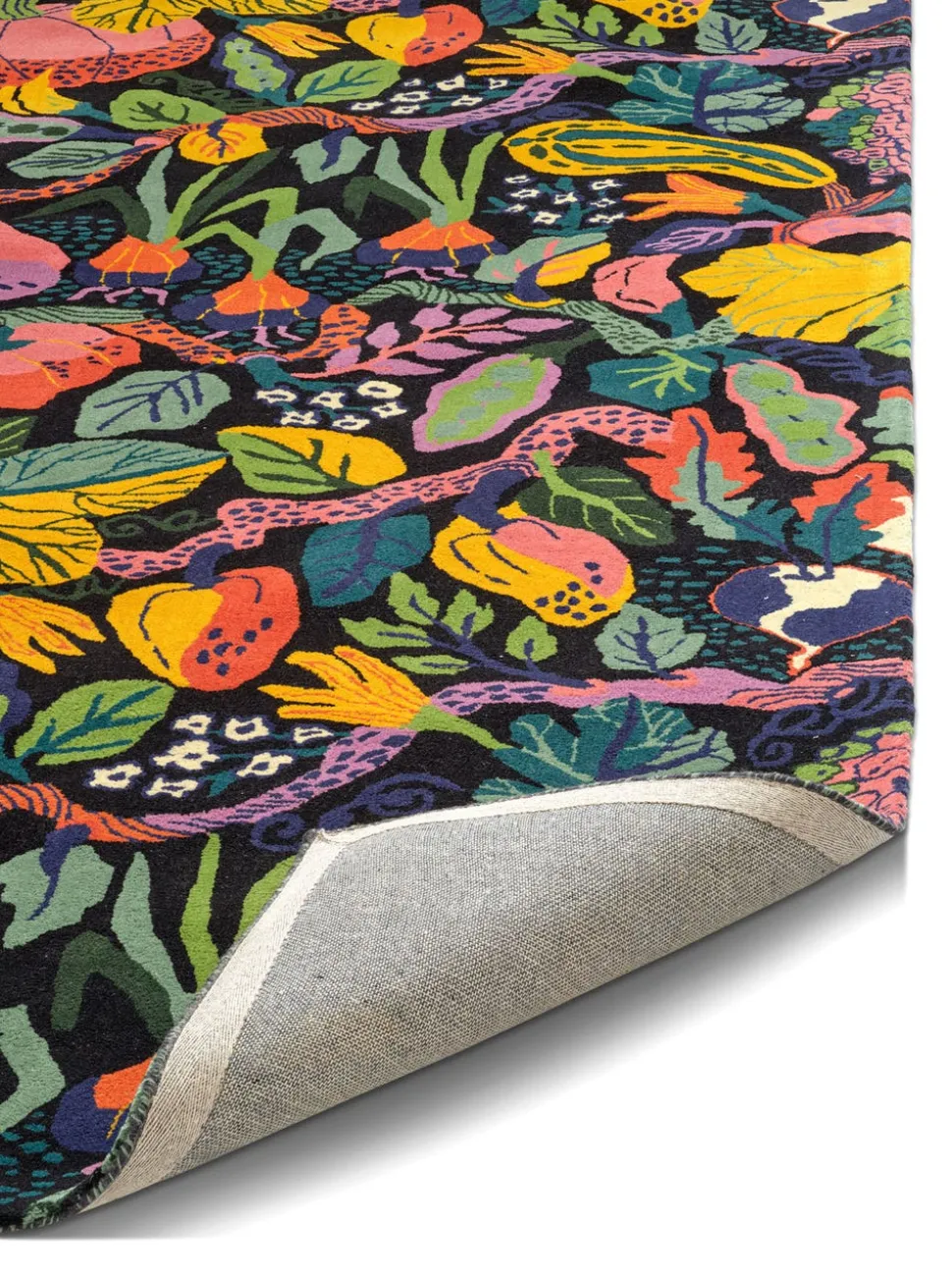 Heritage Garden Matta 170x230 Charcoal Multi