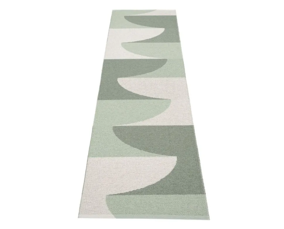 Hill Gångmatta Army/Misty Mint 70x270