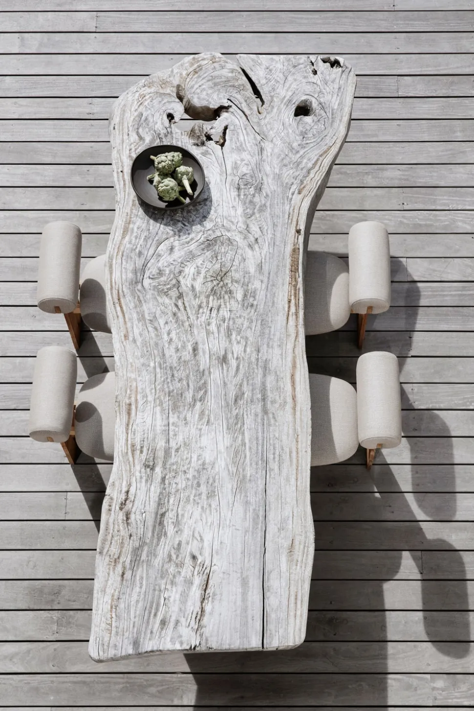 Hippo Chair Outdoor | Sunbrella Savane Coconut