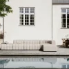 Hippo Chair Outdoor | Sunbrella Savane Whisper