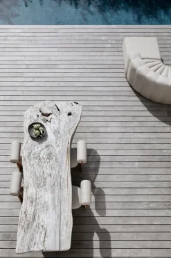 Hippo Chair Outdoor | Sunbrella Savane Whisper