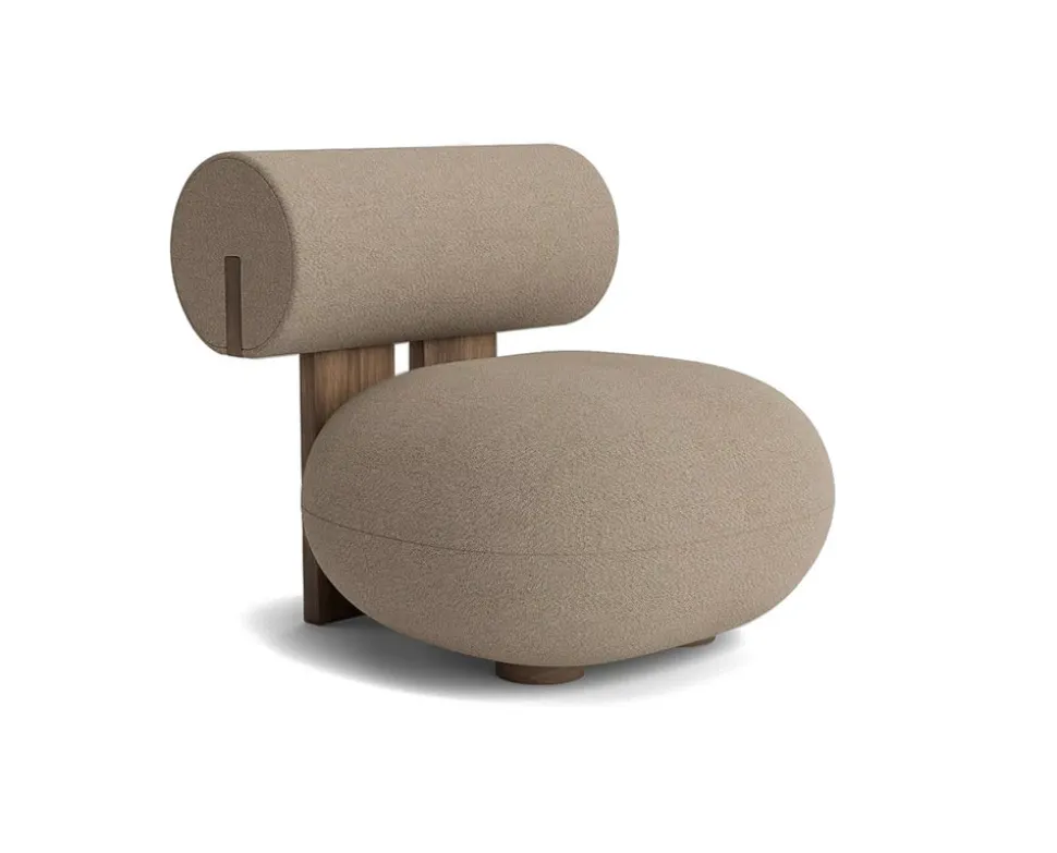 Hippo Lounge Chair Outdoor | Sunbrella Savane Coconut