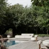 Hippo Lounge Chair Outdoor | Sunbrella Savane Whisper