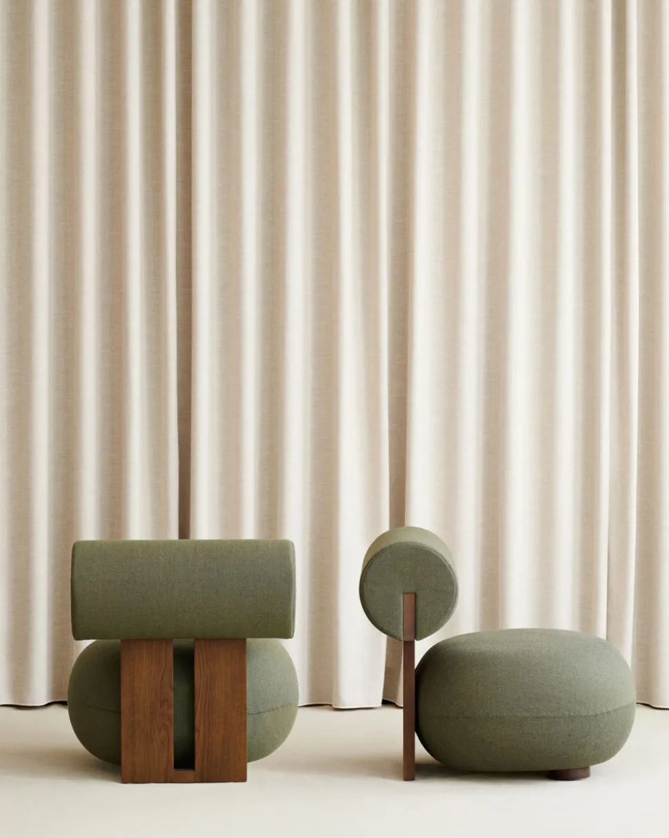 Hippo Lounge Chair | Trärygg