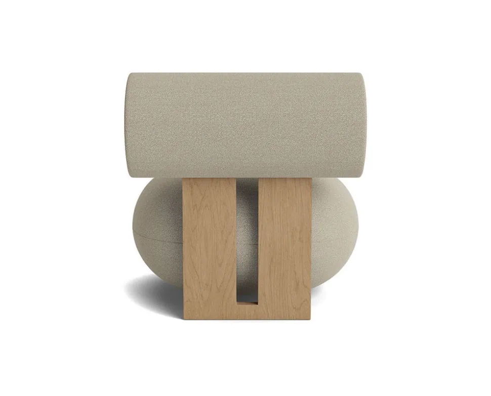 Hippo Lounge Chair | Trärygg
