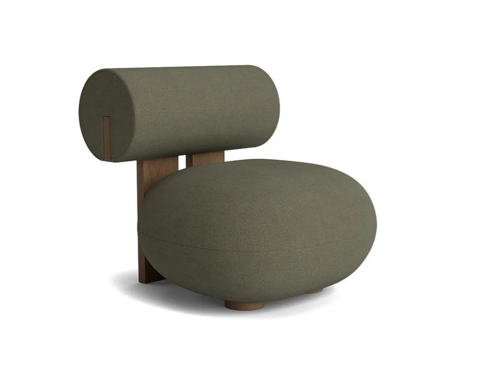 Hippo Lounge Chair | Trärygg