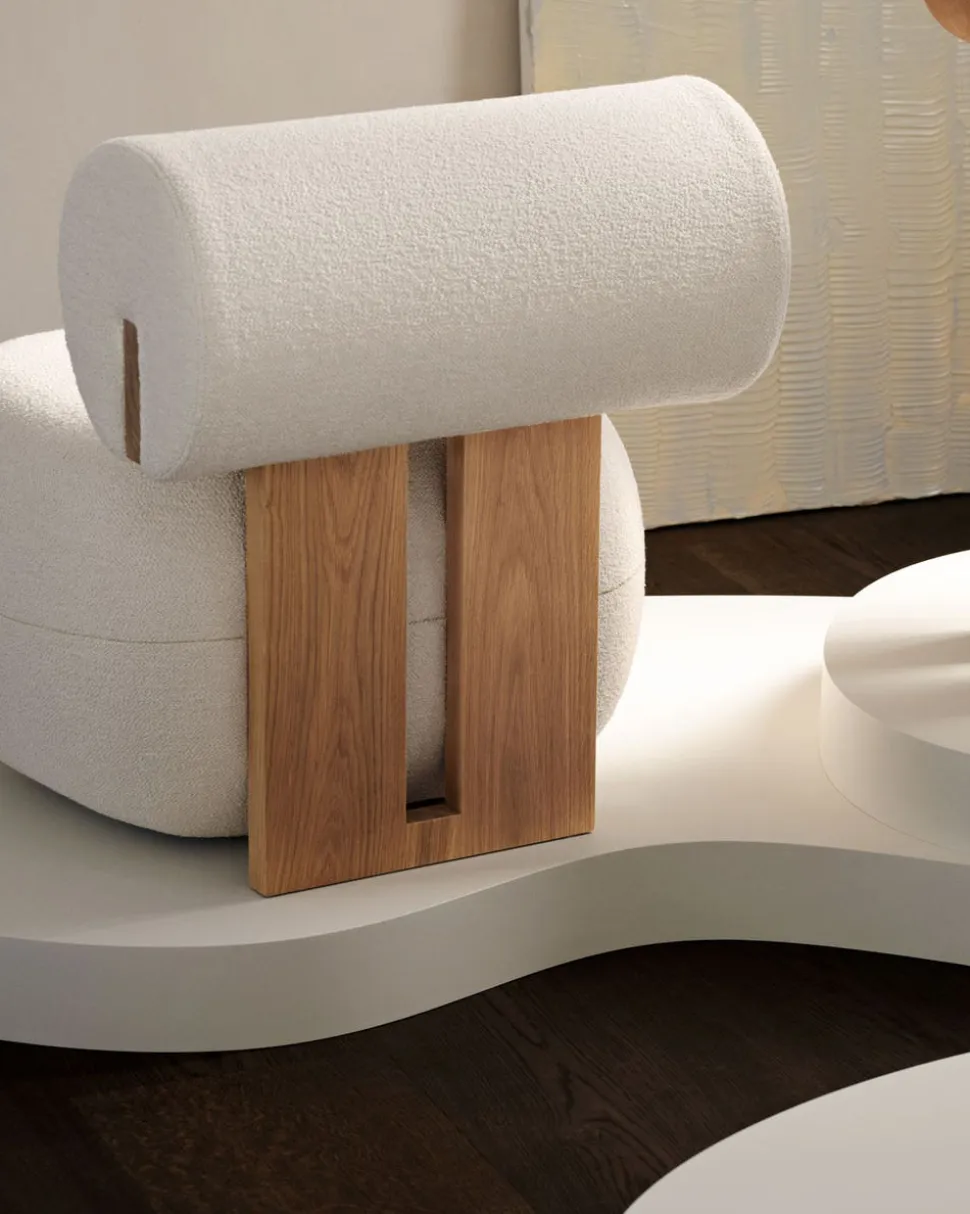 Hippo Lounge Chair | Trärygg