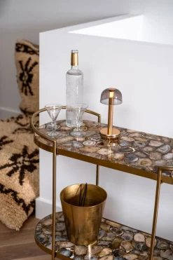 Humble Two Bordslampa | Guld | Rökt Glas