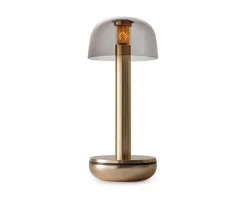 Humble Two Bordslampa | Guld | Rökt Glas