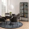 Ibiza Matbord Ø100 | Mattsvart Ask