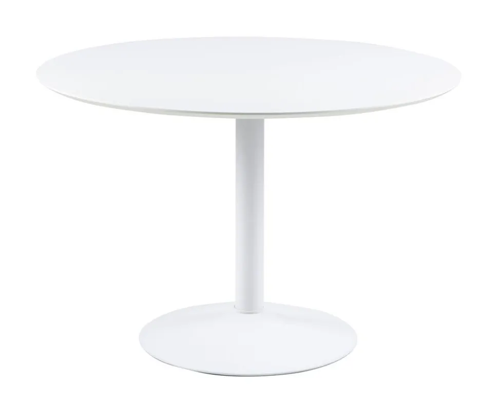 Ibiza Matbord Ø100 | Vit MDF