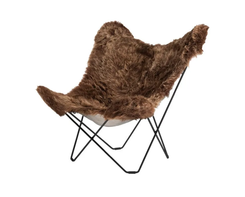 Iceland Mariposa Fåtölj Shorn Brown / Black