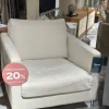 Impulse Fåtölj | Tyg Caleido 1419 Natur