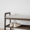 Inverness Hallbänk | Brunlackad Ek