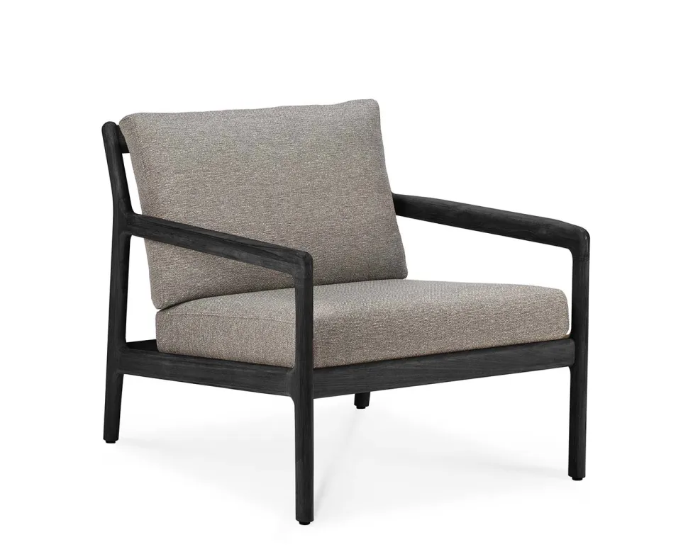 Jack Outdoor Loungefåtölj | Svartlackad, Mocha