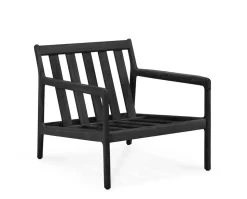 Jack Outdoor Loungefåtölj | Svartlackad, Mocha