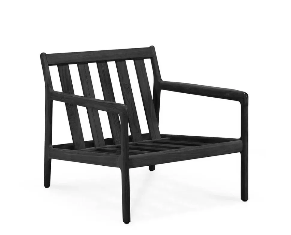 Jack Outdoor Loungefåtölj | Svartlackad, Mocha