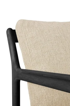Jack Outdoor Loungefåtölj | Svartlackad, Natural