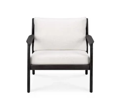 Jack Outdoor Loungefåtölj | Svartlackad, Off White