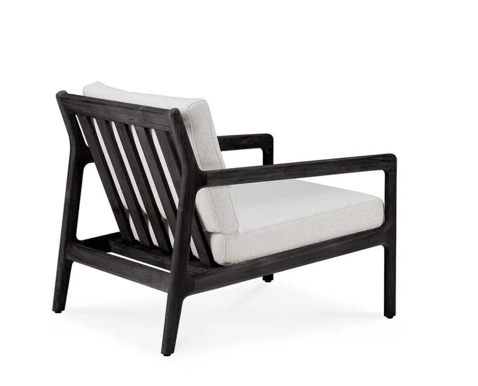 Jack Outdoor Loungefåtölj | Svartlackad, Off White