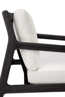 Jack Outdoor Loungefåtölj | Svartlackad, Off White