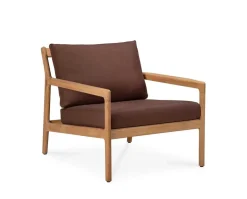 Jack Outdoor Loungefåtölj | Teak, Burgundy