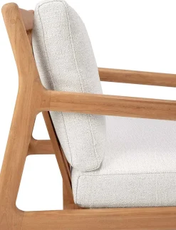 Jack Outdoor Loungefåtölj | Teak, Off White