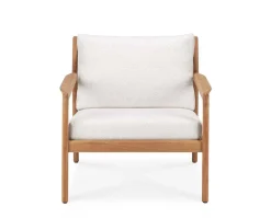 Jack Outdoor Loungefåtölj | Teak, Off White