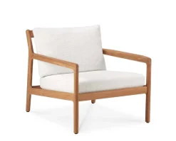 Jack Outdoor Loungefåtölj | Teak, Off White