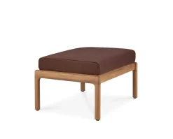 Jack Outdoor Pall | Teak, Burgundy