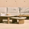 Jack Outdoor 3-sits Soffa | Svartlackad Teak, Natural