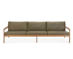 Jack Outdoor 3-sits Soffa | Teak, Green