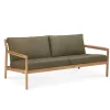 Jack Outdoor 2-sits Soffa | Teak, Green