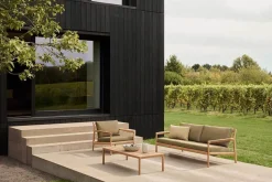 Jack Outdoor 2-sits Soffa | Teak, Green