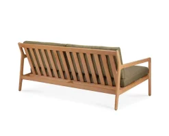 Jack Outdoor 2-sits Soffa | Teak, Green