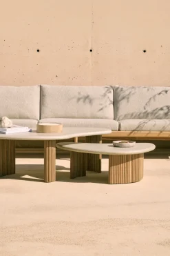 Jack Outdoor 2-sits Soffa | Teak, Natural