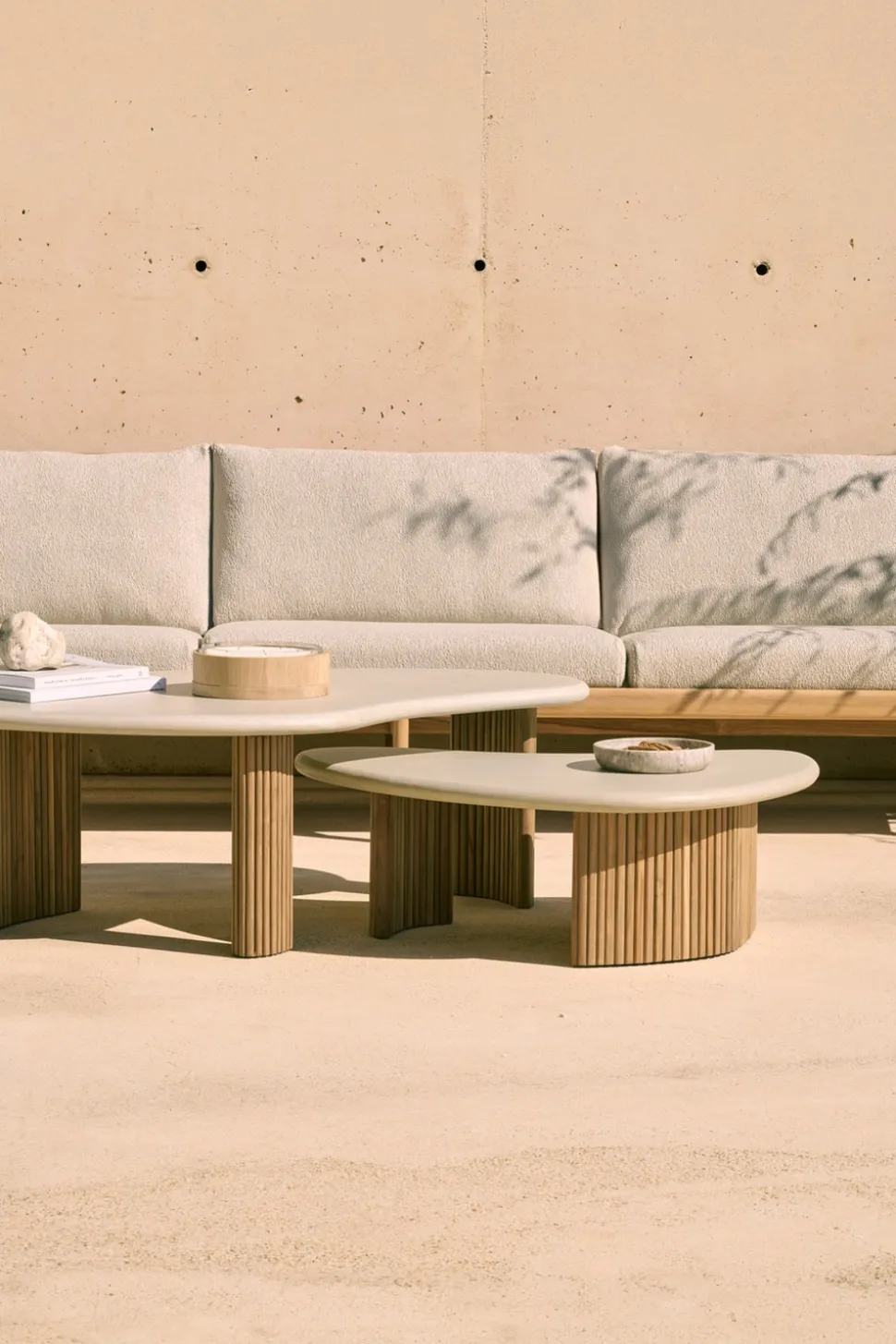 Jack Outdoor 2-sits Soffa | Teak, Natural