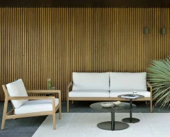 Jack Outdoor 2-sits Soffa | Teak, Natural