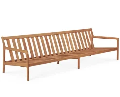 Jack Outdoor 3-sits Soffa | Teak, Off White